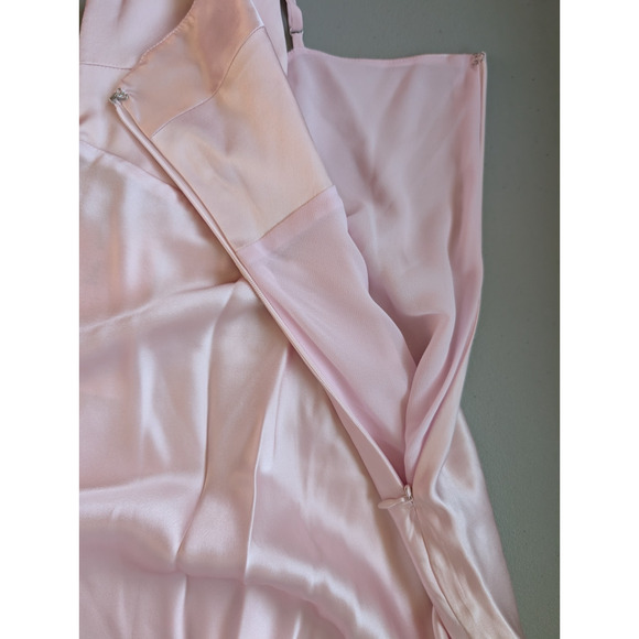 NWD Reformation Brie Silk Maxi Dress GownSize 14 Cherry Blossom #4A462 - Picture 7 of 15